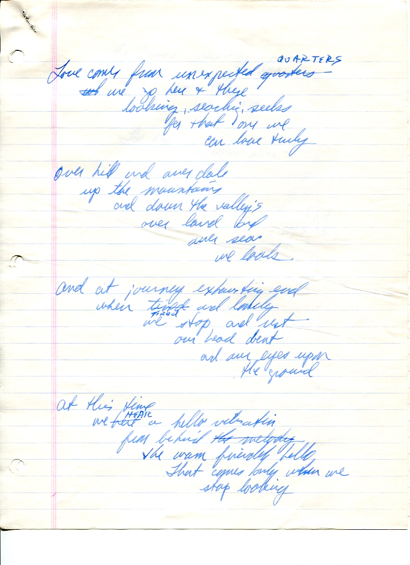 John WorldPeace Poems 1986 | World Peace Poems