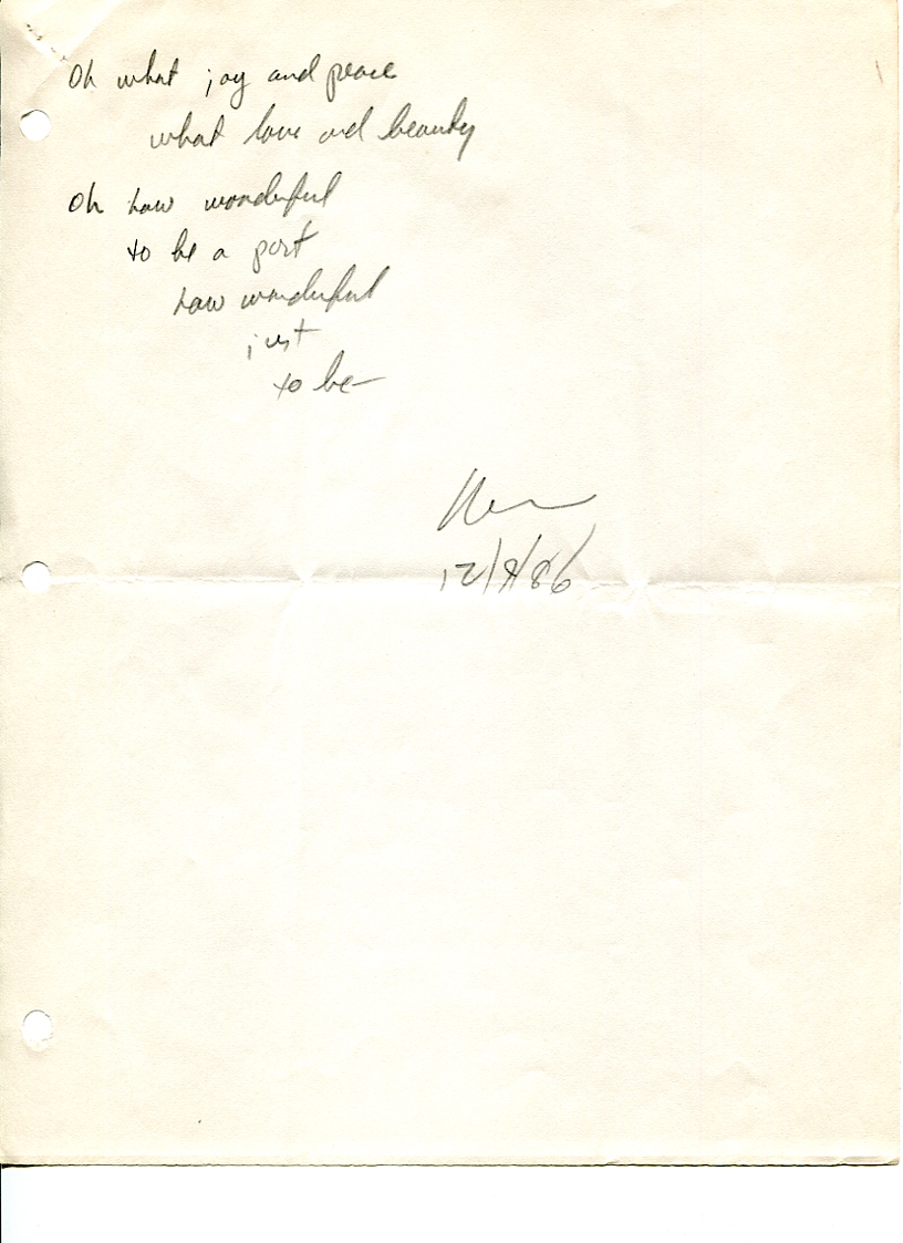 John WorldPeace Poems 1986 | World Peace Poems