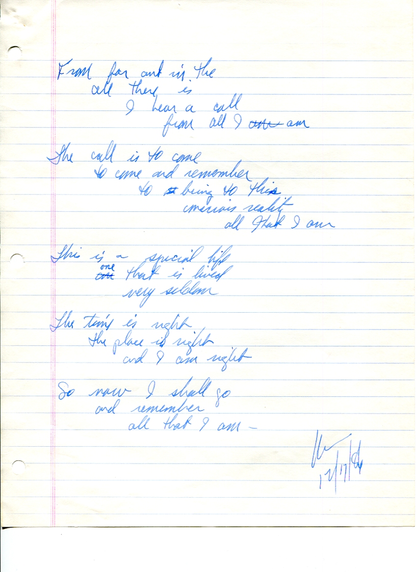 John WorldPeace Poems 1986 | World Peace Poems