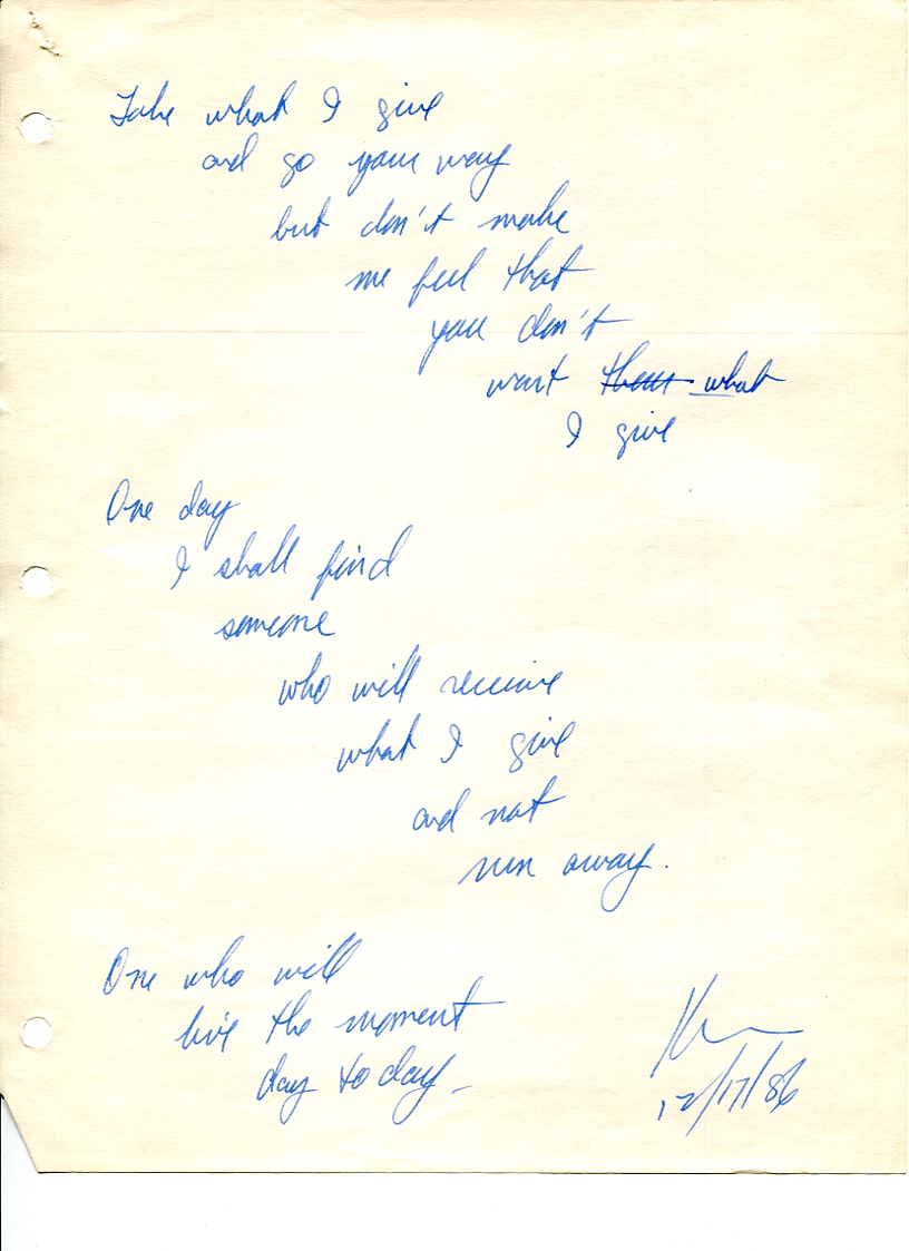 John WorldPeace Poems 1986 | World Peace Poems