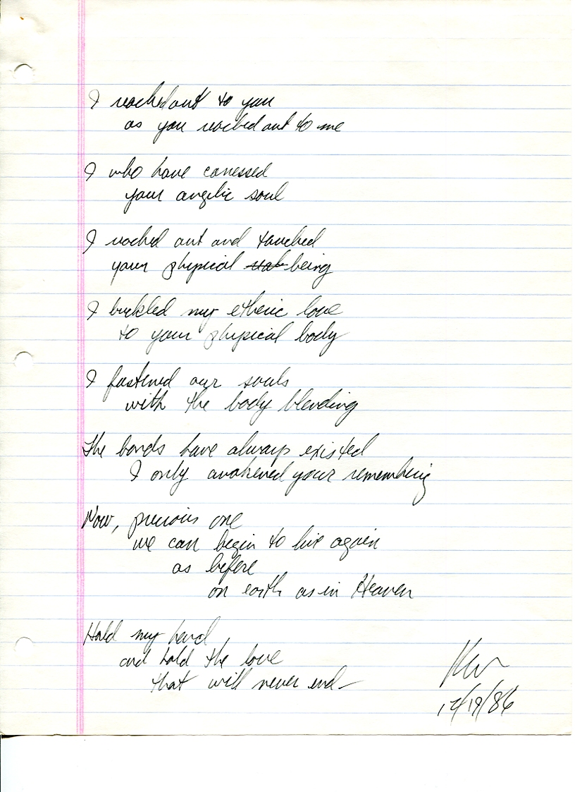 John WorldPeace Poems 1986 | World Peace Poems