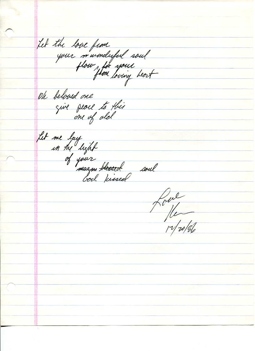 John WorldPeace Poems 1986 | World Peace Poems