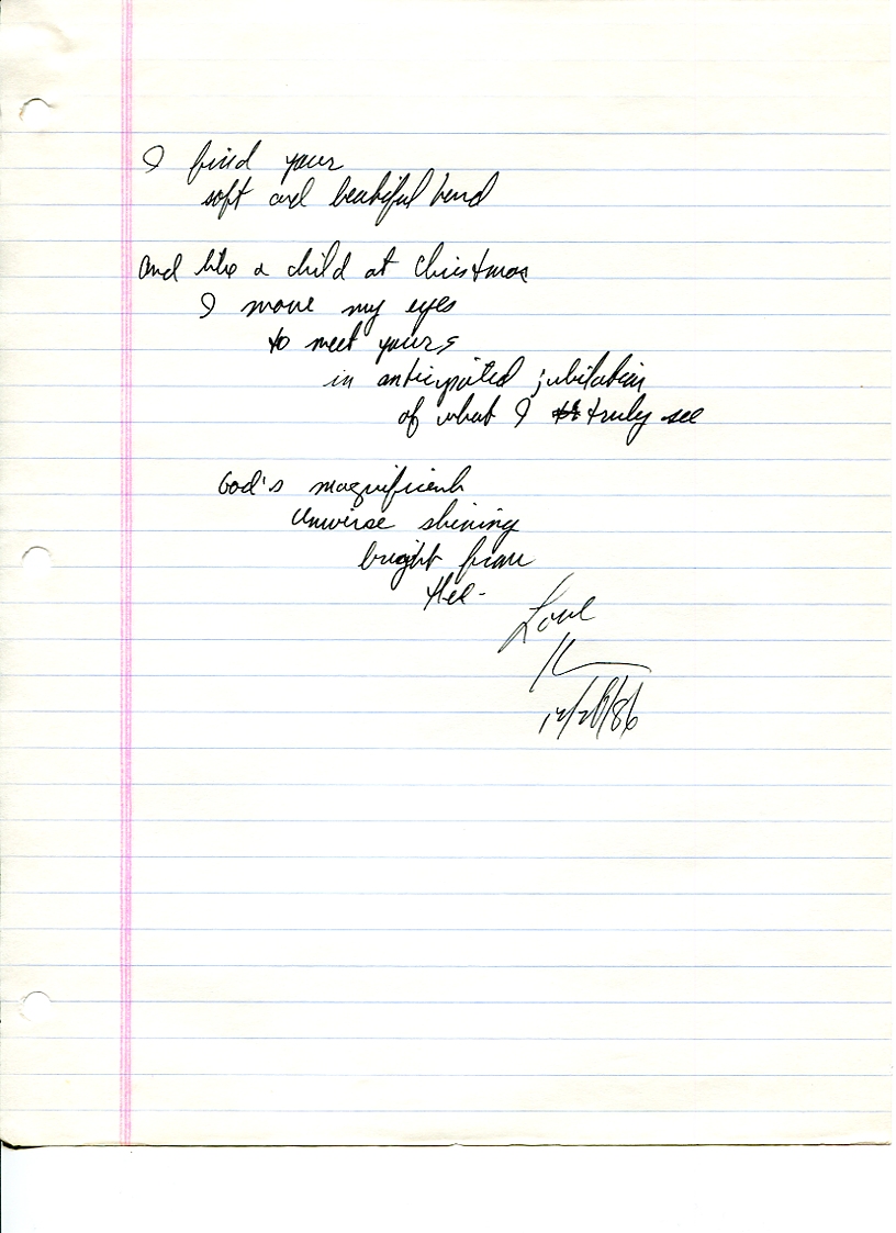 John WorldPeace Poems 1986 | World Peace Poems