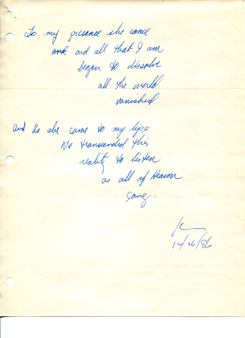 John WorldPeace Poems 1986 | World Peace Poems