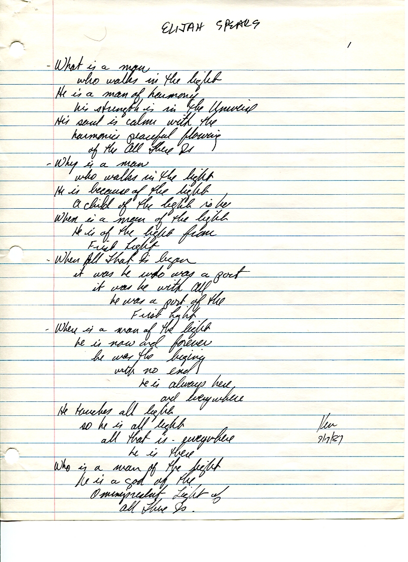 John WorldPeace Poems 1987 | World Peace Poems