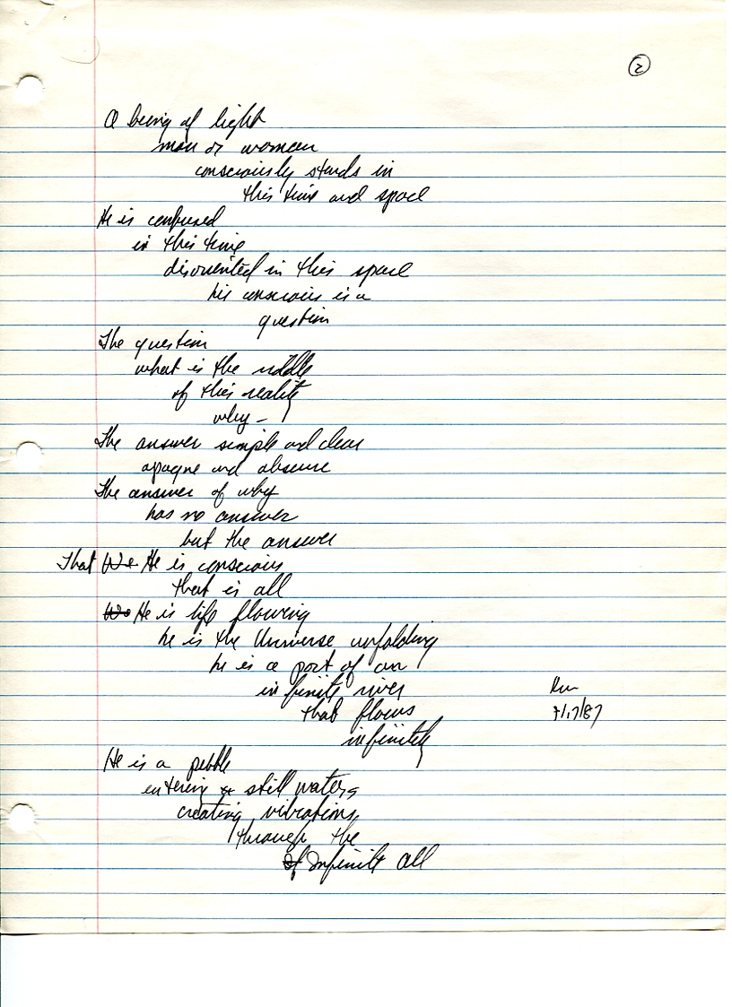 John WorldPeace Poems 1987 | World Peace Poems