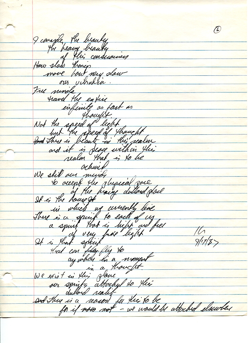 John WorldPeace Poems 1987 | World Peace Poems