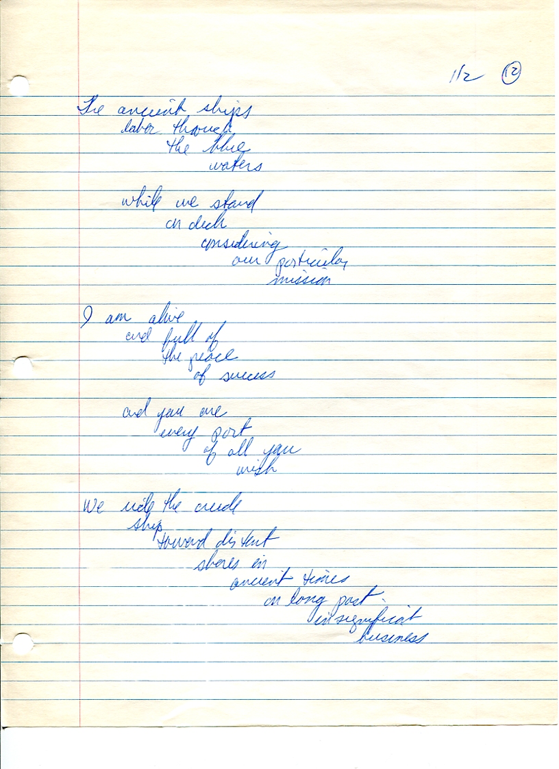 John WorldPeace Poems 1987 | World Peace Poems