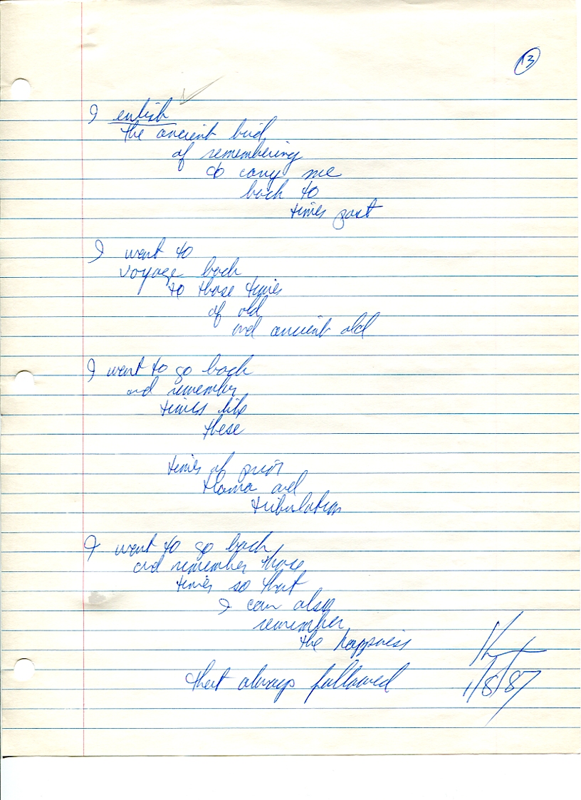 John WorldPeace Poems 1987 | World Peace Poems