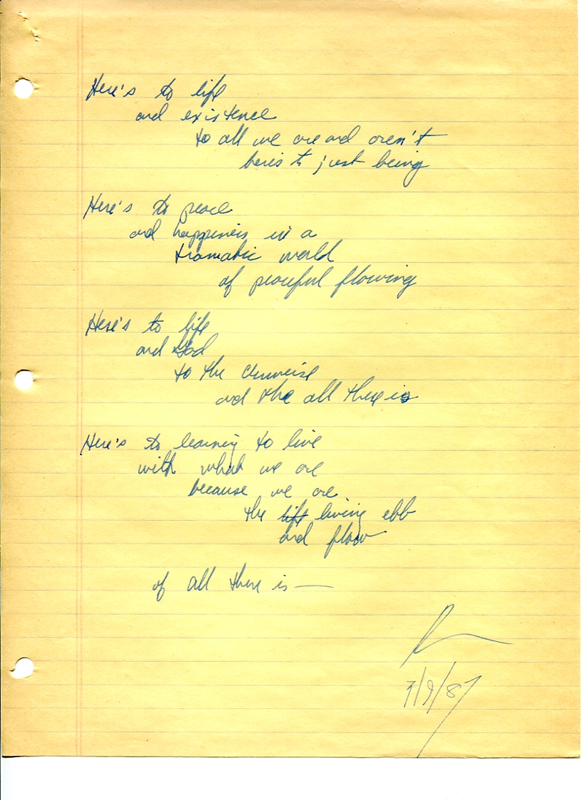 John WorldPeace Poems 1987 | World Peace Poems