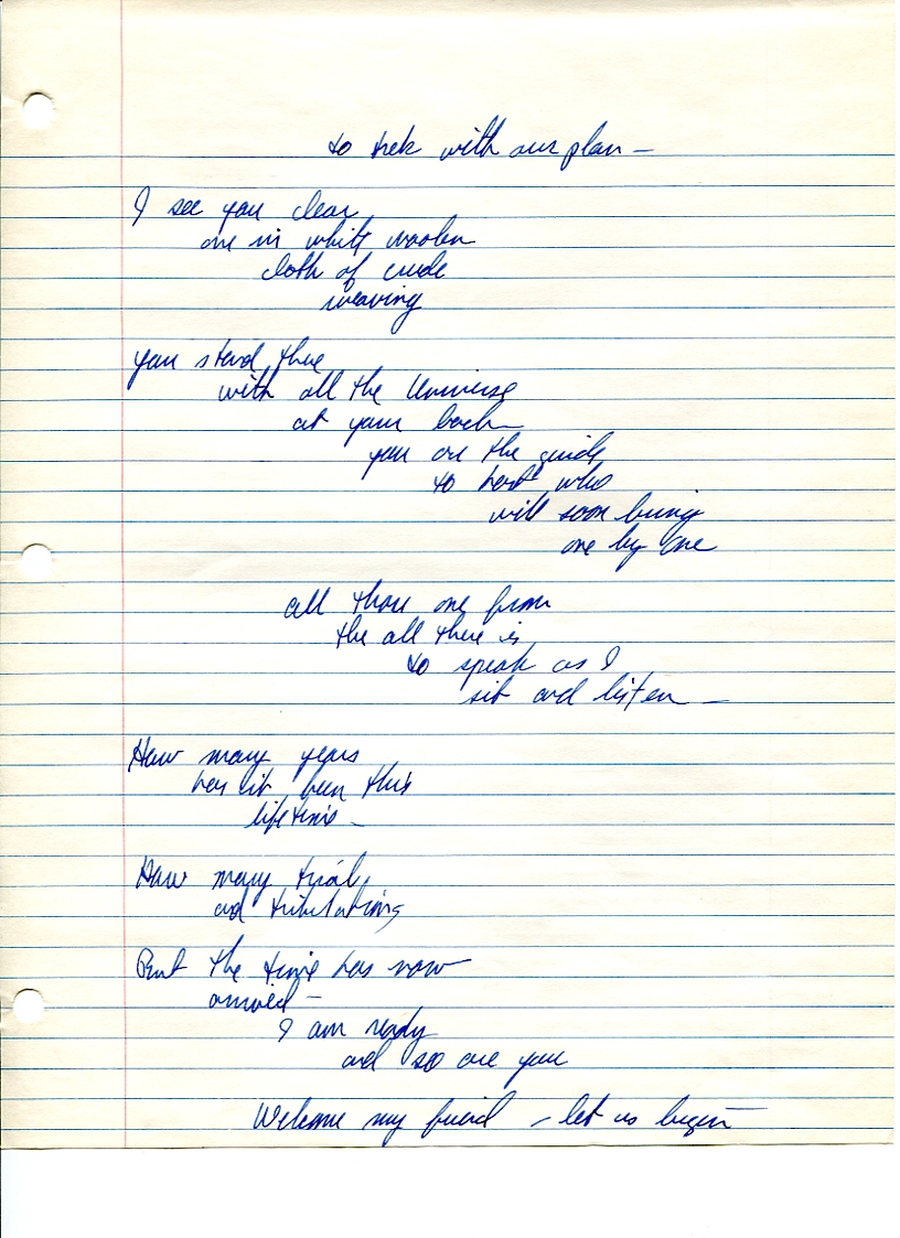 John WorldPeace Poems 1987 | World Peace Poems