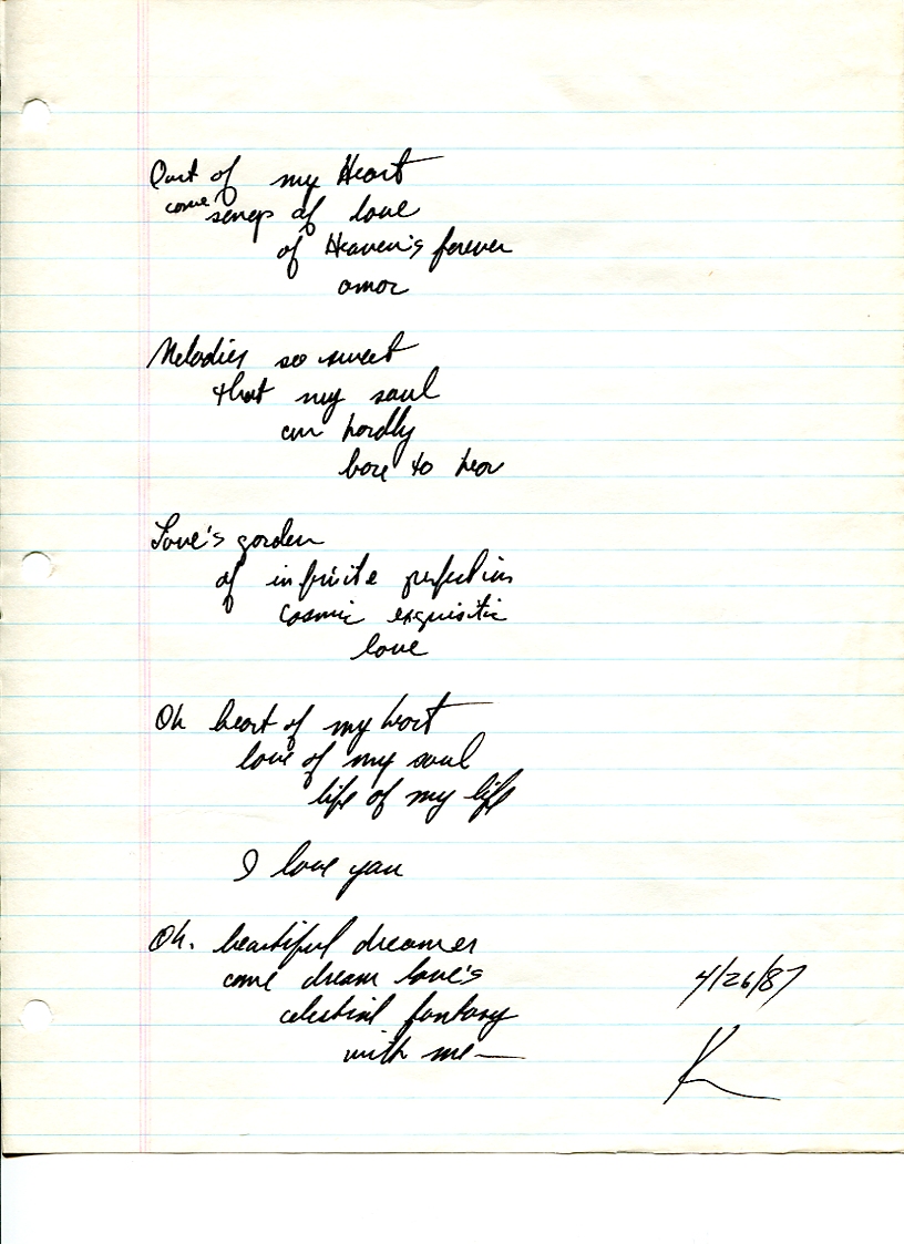 John WorldPeace Poems 1987 | World Peace Poems