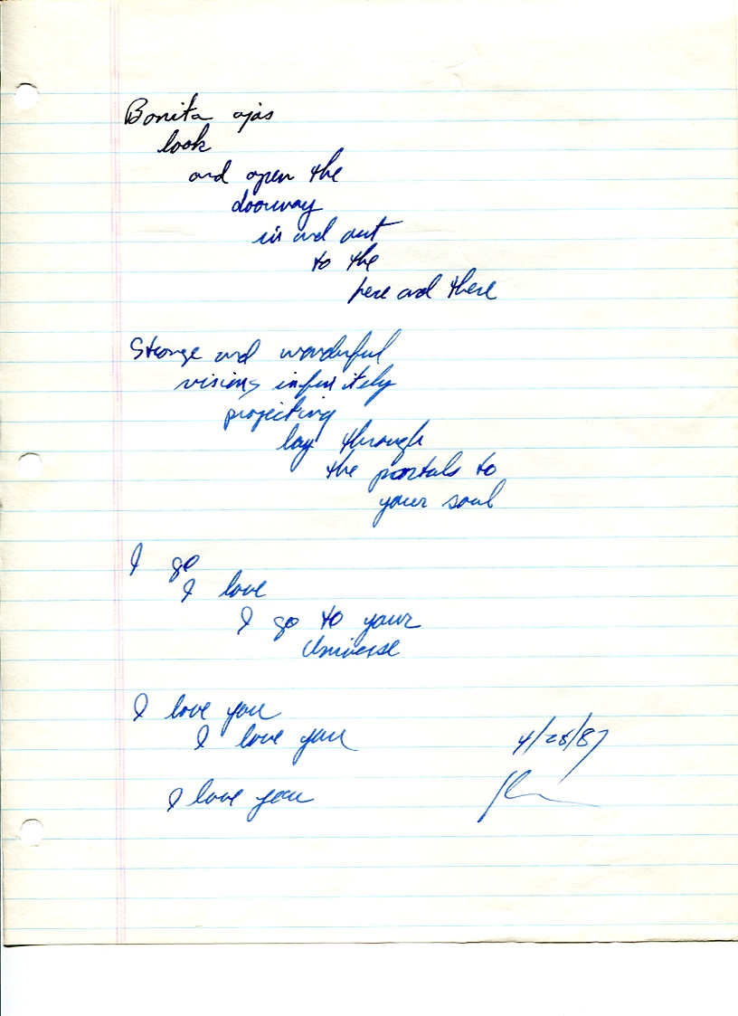 John WorldPeace Poems 1987 | World Peace Poems