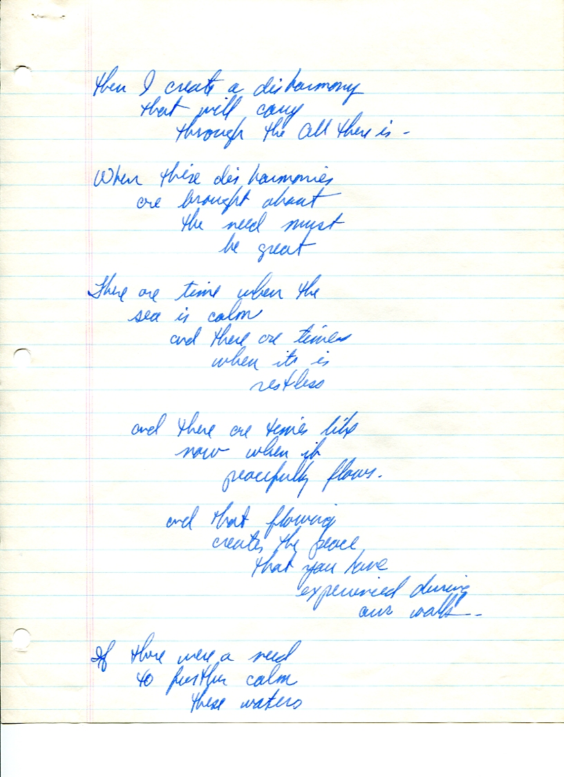 John WorldPeace Poems 1987 | World Peace Poems