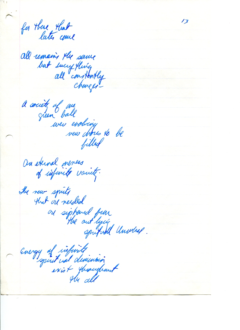 John WorldPeace Poems 1987 | World Peace Poems