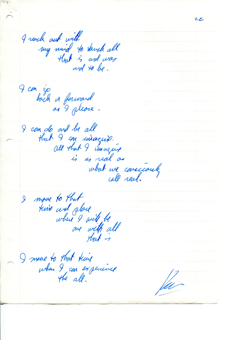 John WorldPeace Poems 1987 | World Peace Poems