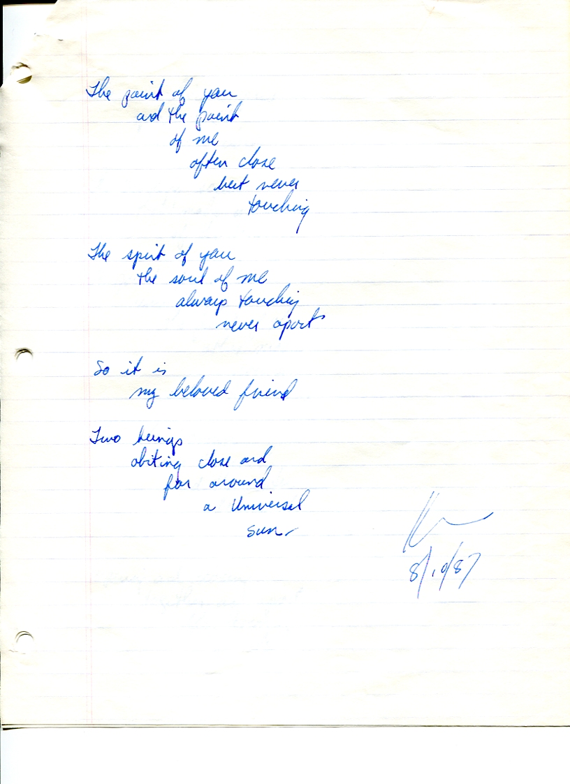 John WorldPeace Poems 1987 | World Peace Poems