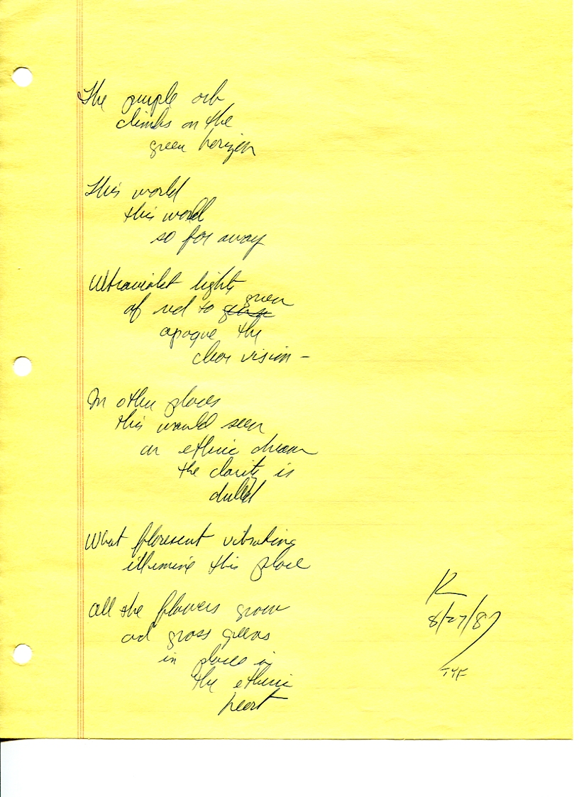 John WorldPeace Poems 1987 | World Peace Poems