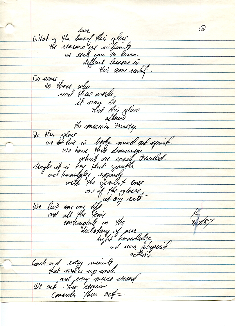 John WorldPeace Poems 1987 | World Peace Poems