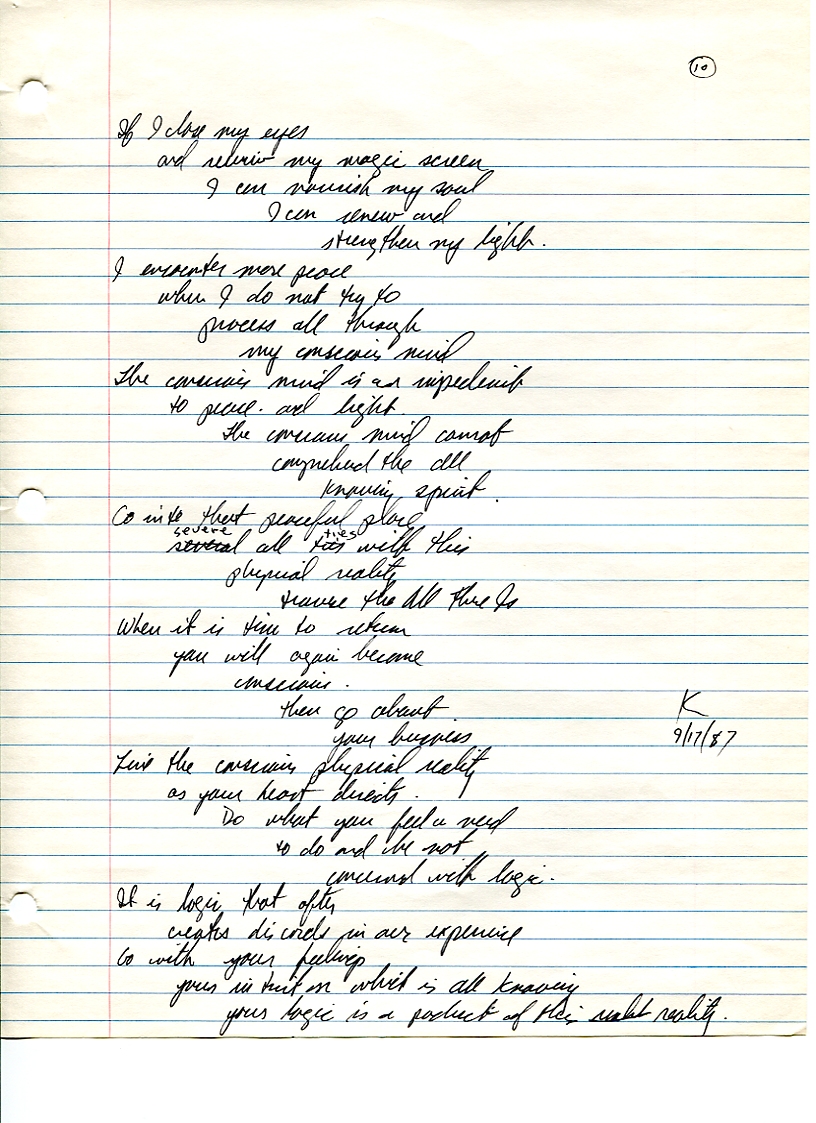 John WorldPeace Poems 1987 | World Peace Poems