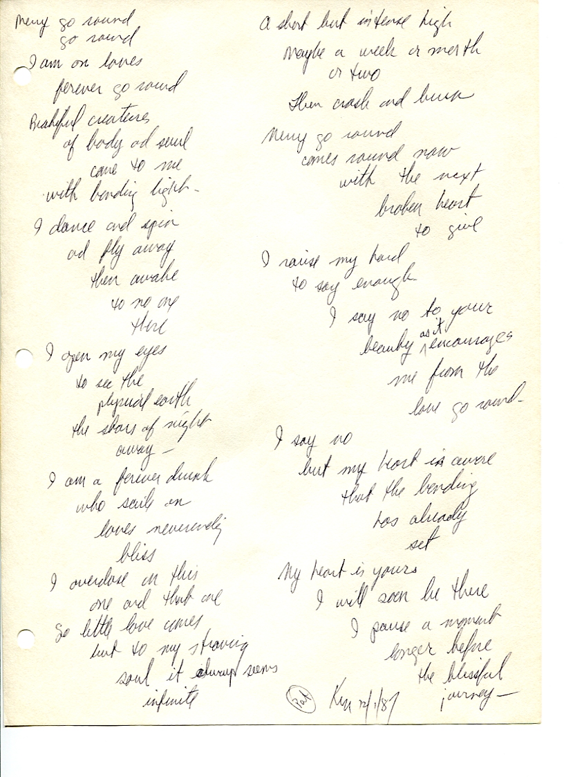 John WorldPeace Poems 1987 | World Peace Poems