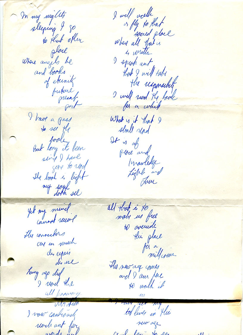 John WorldPeace Poems 1988 | World Peace Poems