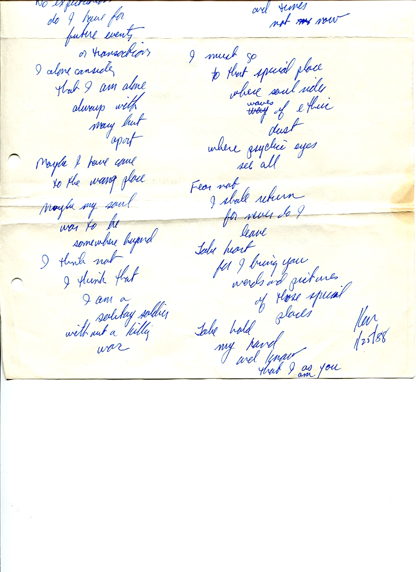 John WorldPeace Poems 1988 | World Peace Poems