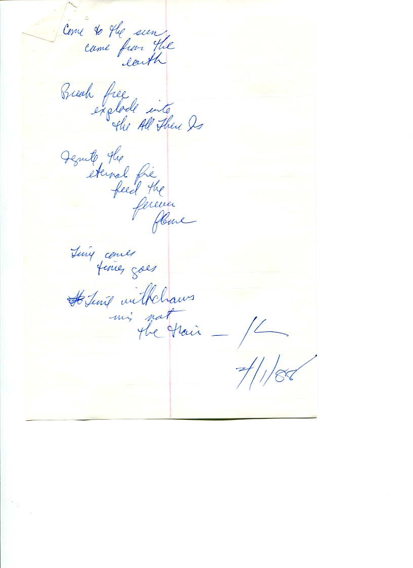 John WorldPeace Poems 1988 | World Peace Poems