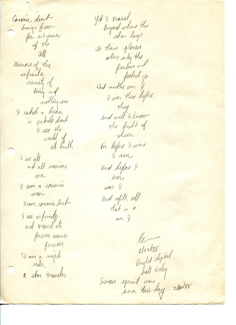 John WorldPeace Poems 1988 | World Peace Poems