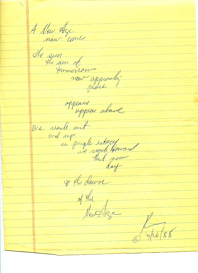 John WorldPeace Poems 1988 | World Peace Poems