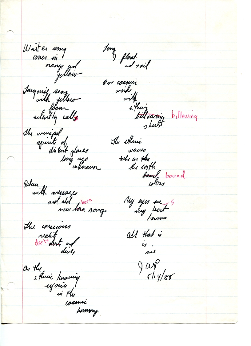 John WorldPeace Poems 1988 | World Peace Poems