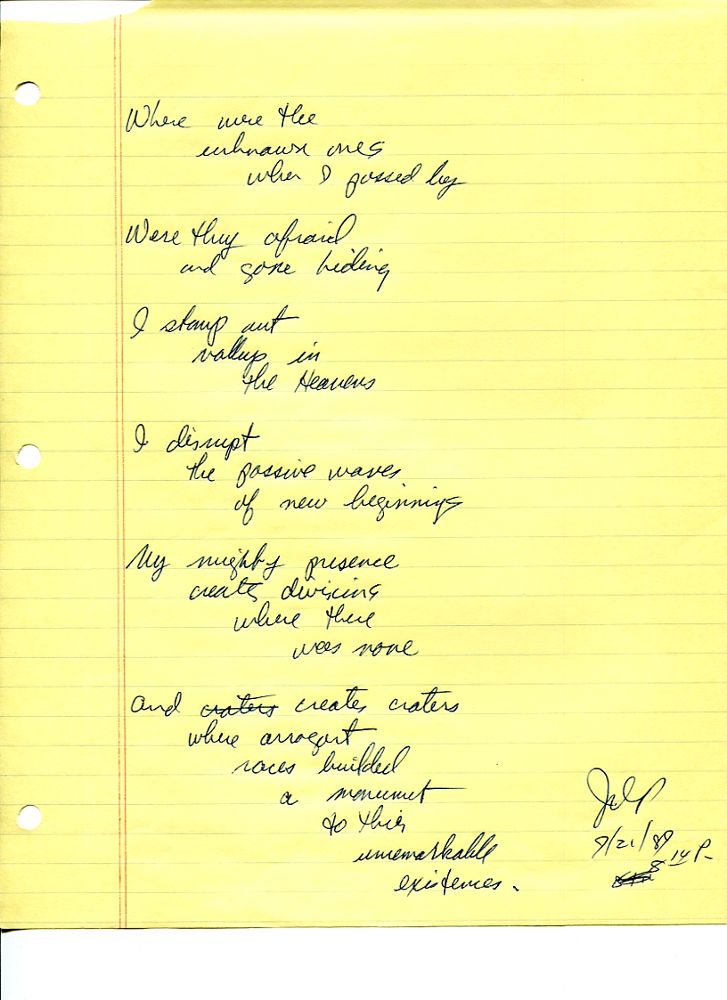 John WorldPeace Poems 1989 | World Peace Poems