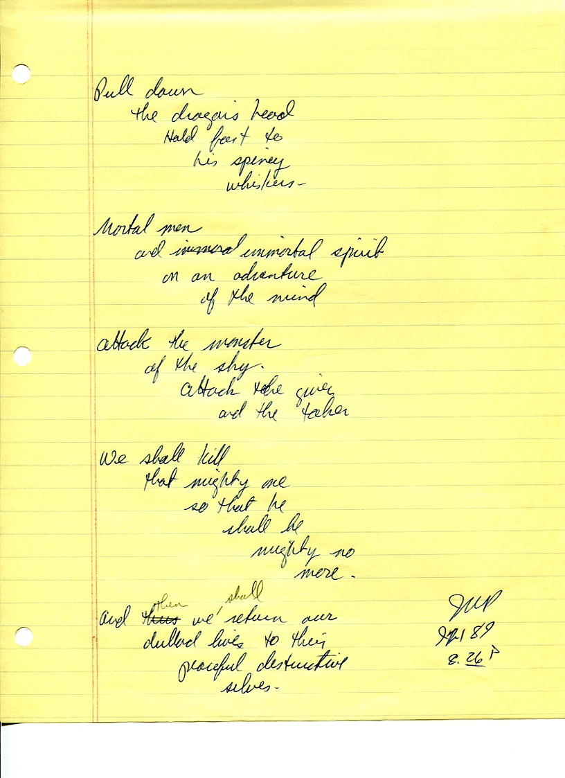 John WorldPeace Poems 1989 | World Peace Poems