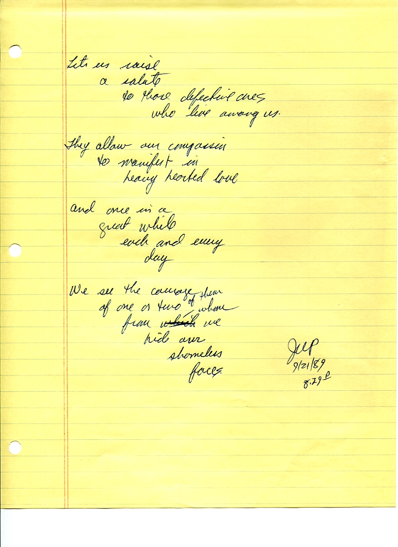 John WorldPeace Poems 1989 | World Peace Poems