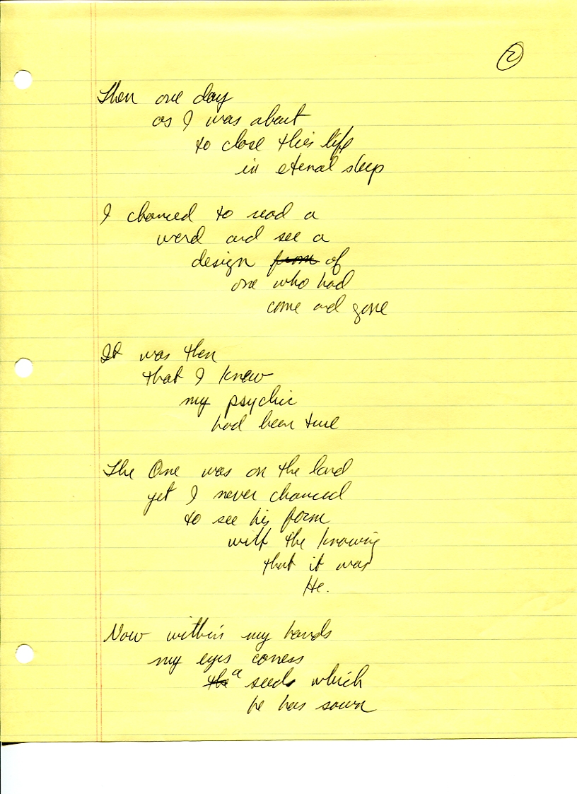 John WorldPeace Poems 1989 | World Peace Poems