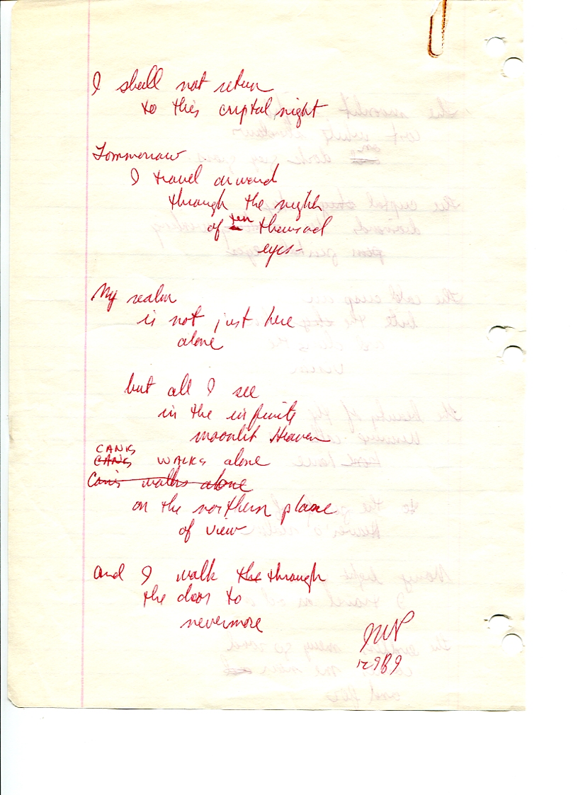 John WorldPeace Poems 1989 | World Peace Poems