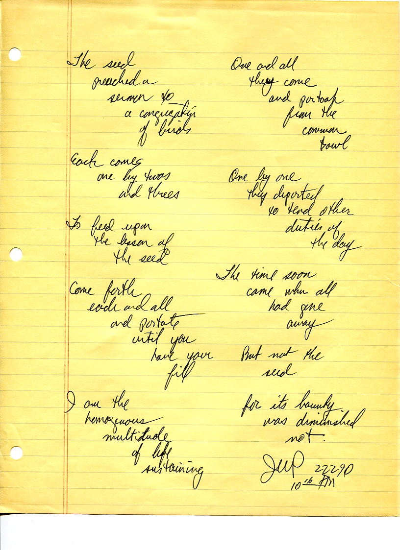 John WorldPeace Poems 1990 | World Peace Poems