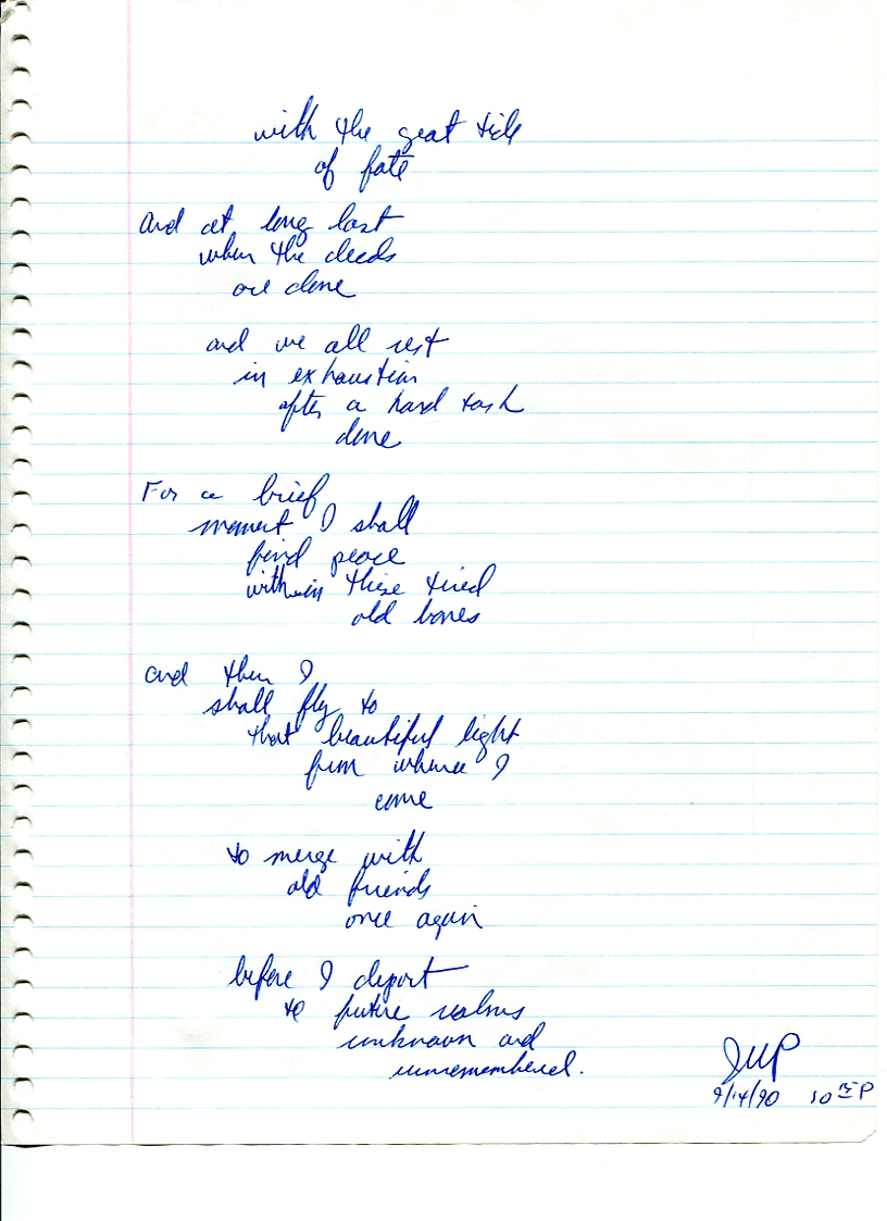 John WorldPeace Poems 1990 | World Peace Poems