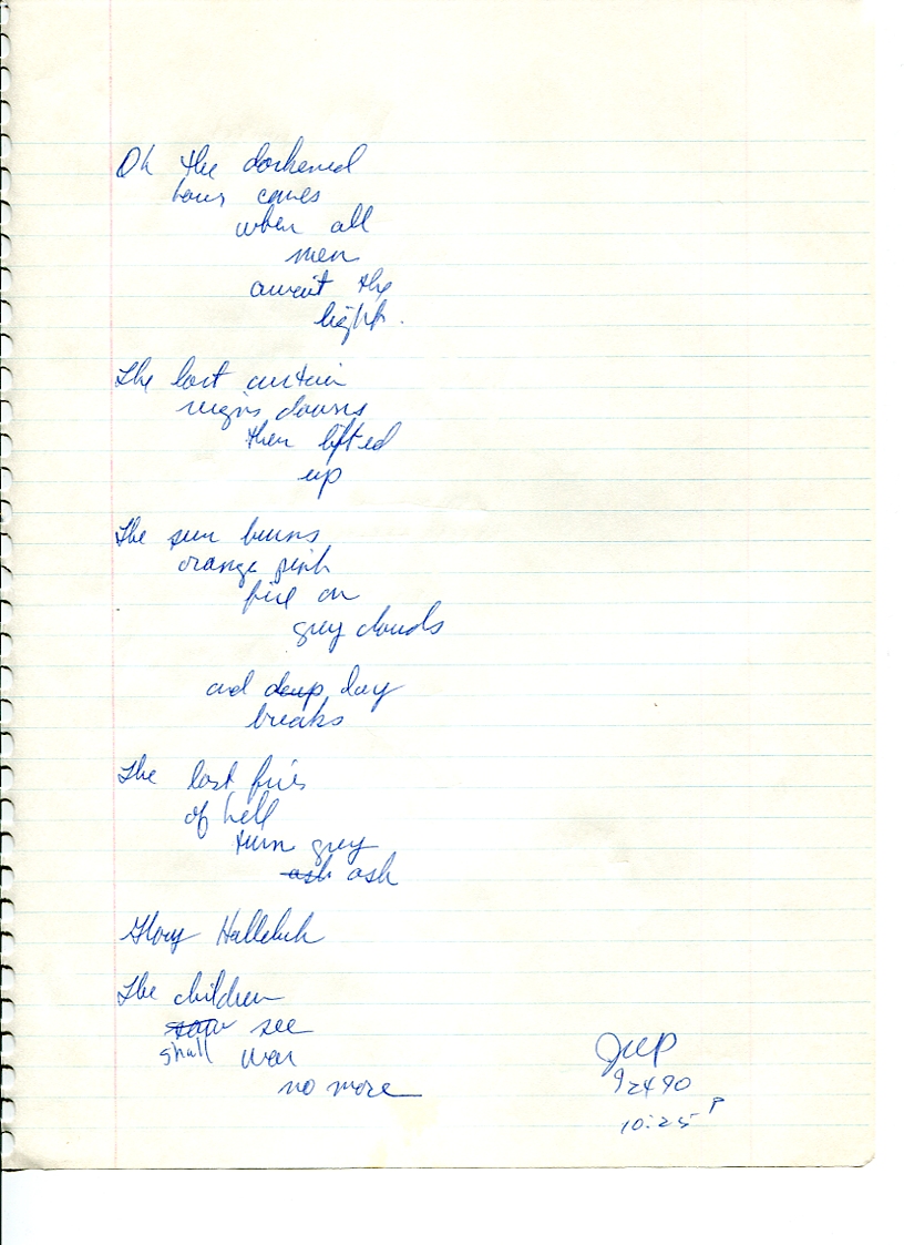 John WorldPeace Poems 1990 | World Peace Poems