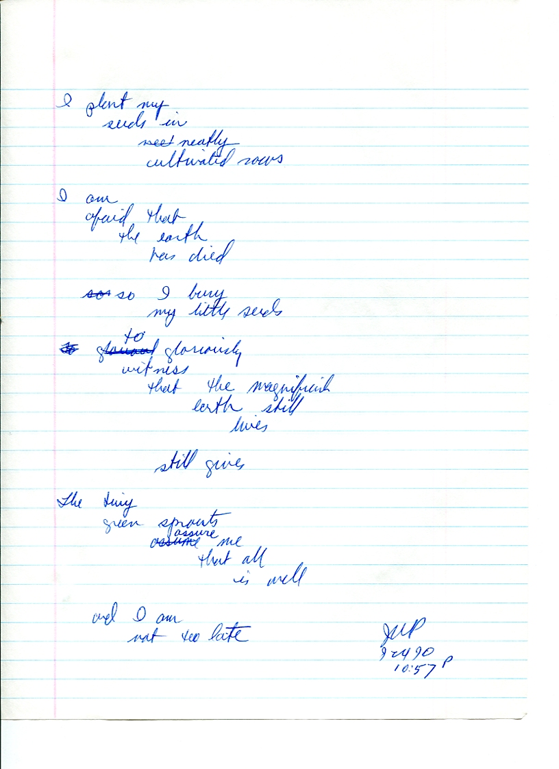 John WorldPeace Poems 1990 | World Peace Poems