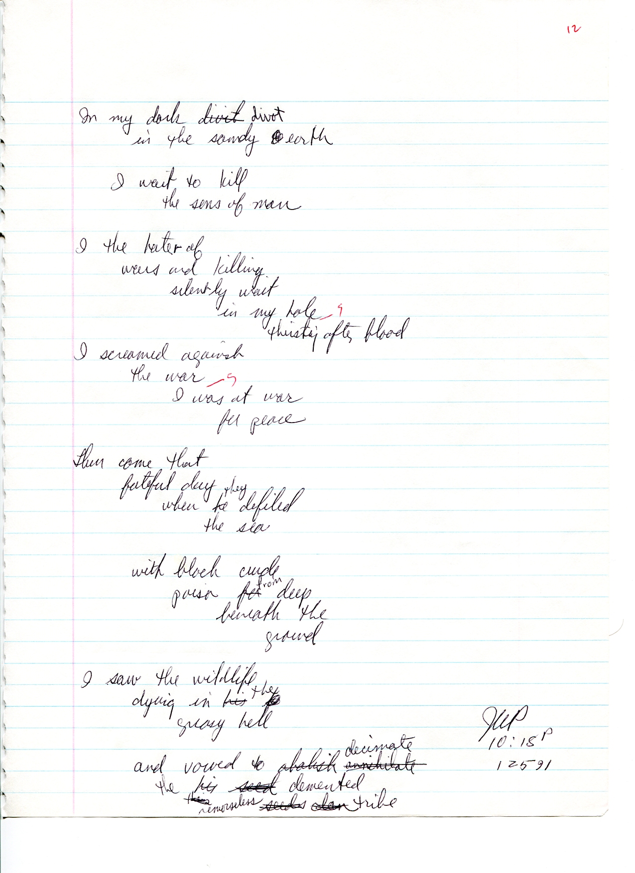 John WorldPeace Poems 1991 | World Peace Poems