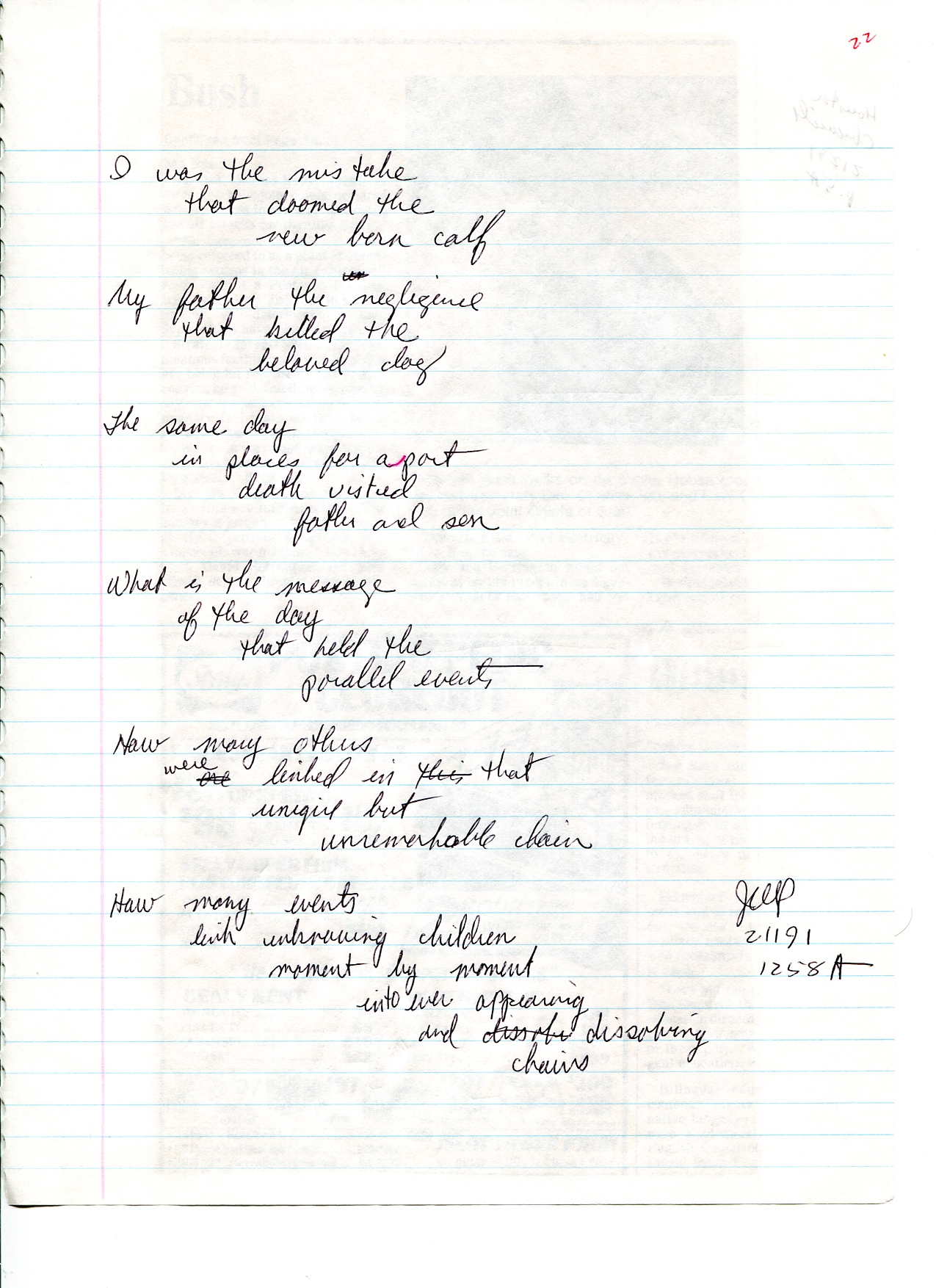 John WorldPeace Poems 1991 | World Peace Poems