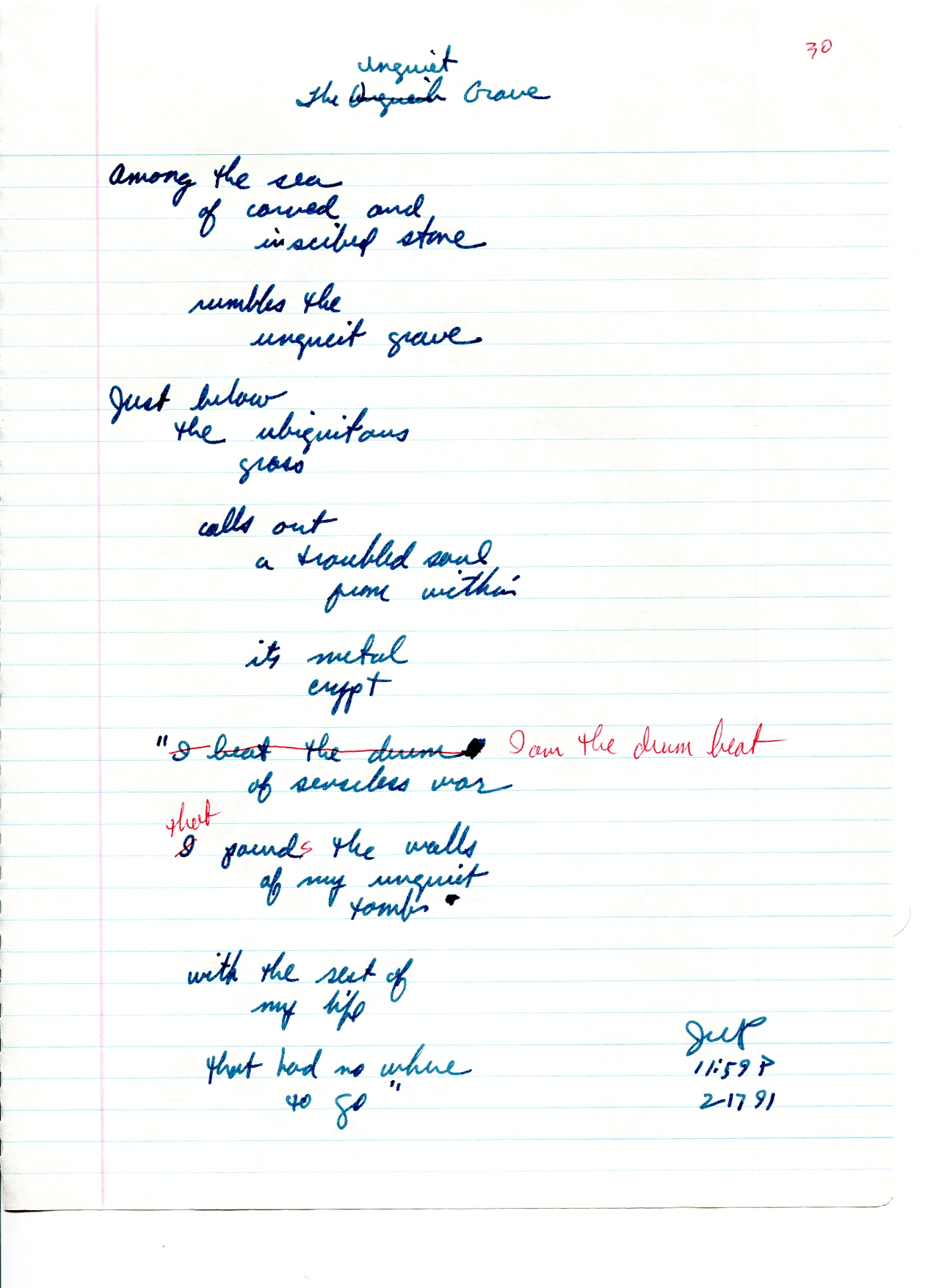 John WorldPeace Poems 1991 | World Peace Poems