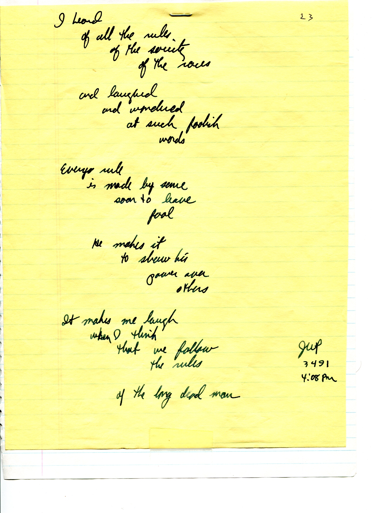 John WorldPeace Poems 1991 | World Peace Poems