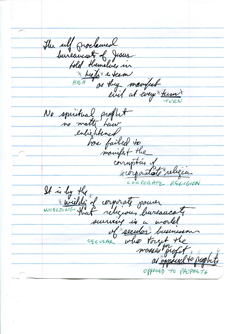 John WorldPeace Poems 2003 | World Peace Poems