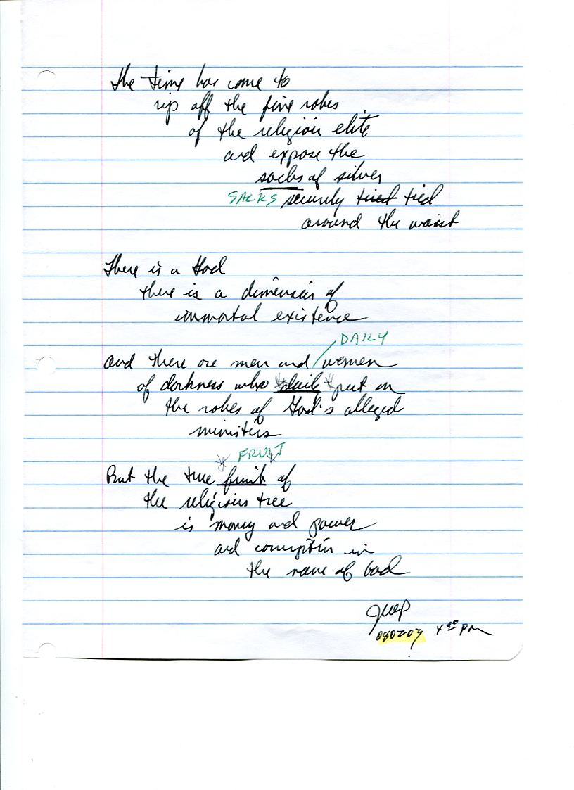 John WorldPeace Poems 2003 | World Peace Poems