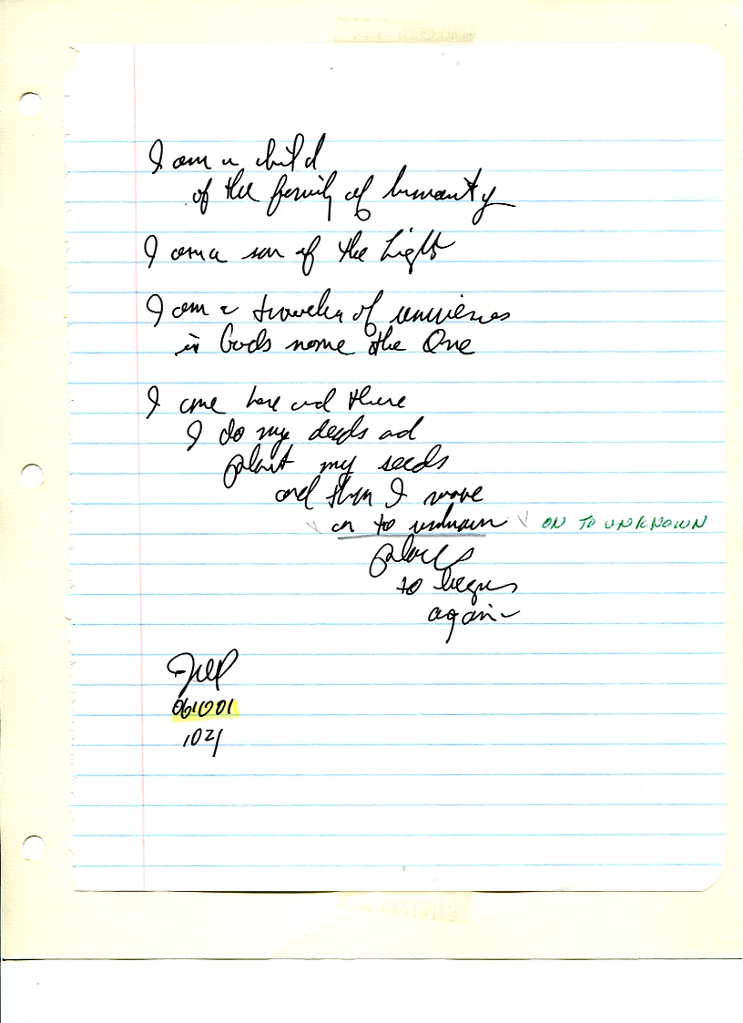 John WorldPeace Poems 2006 | World Peace Poems