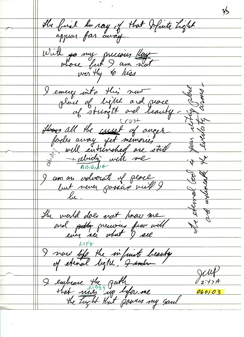 John WorldPeace Poems 2006 | World Peace Poems