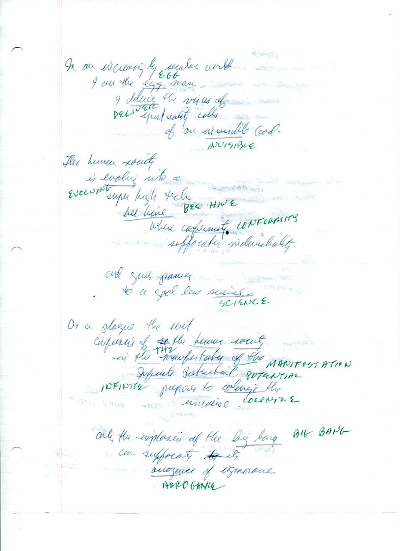 John WorldPeace Poems 2008 | World Peace Poems