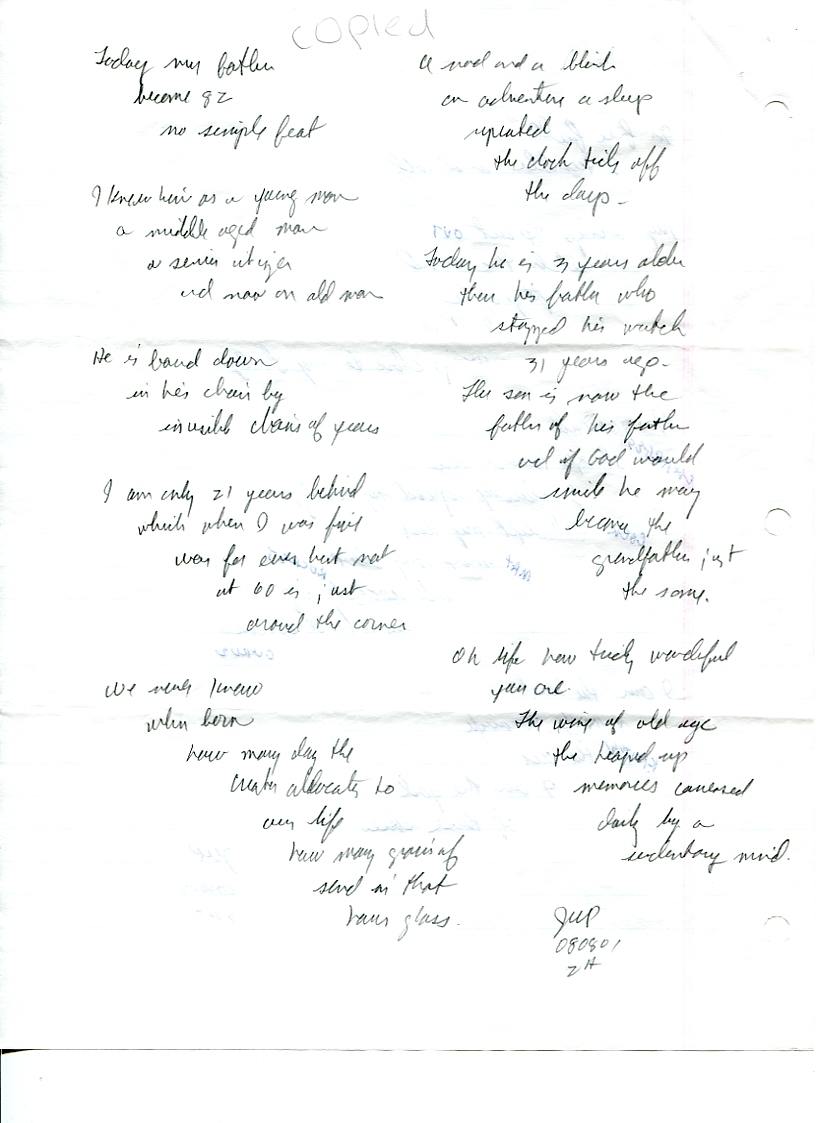 John WorldPeace Poems 2008 | World Peace Poems